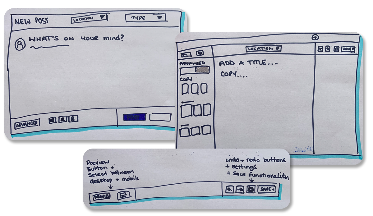 Sketches for Universal Create